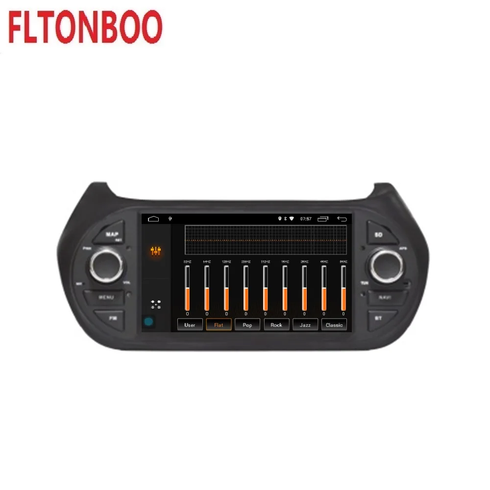 7 inch android 10 car DVD gps navigation for fiat FIORINO 2013 radio wifi quad core English russian french | Автомобили и