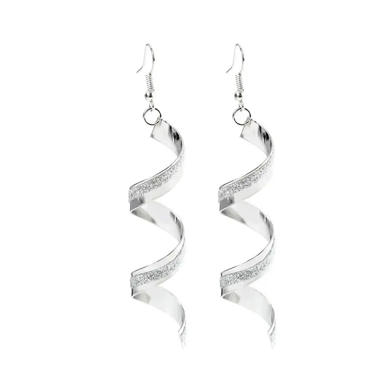 Европейский и американский стиль Золотые Серебряные Матовые спиральные