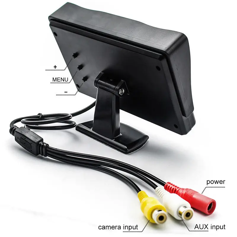 4 3 &quotАвтомобильный TFT ЖК-монитор заднего вида + камера ночного видения 2 ГГц