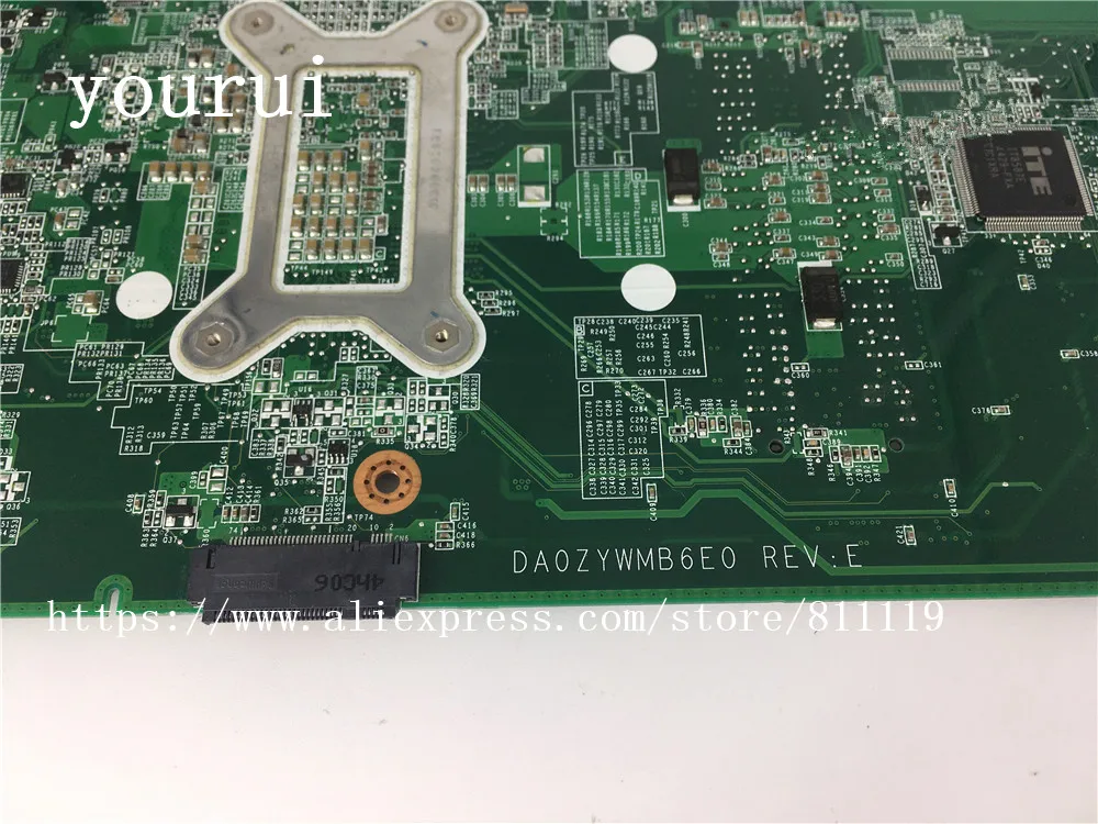 Yourui для материнская плата ноутбука Acer Aspire E5 771 771G NBMNV11001 NB.MNV11.001 DA0ZYWMB6E0 с i5 4210u GT840M