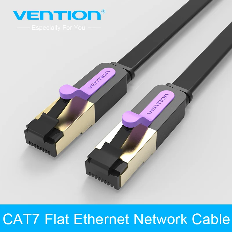 Ethernet кабель Vention Cat7 высокоскоростной Lan Cat 7 RJ45 0 5 м 1 для ПК ноутбука Ethernet|cable