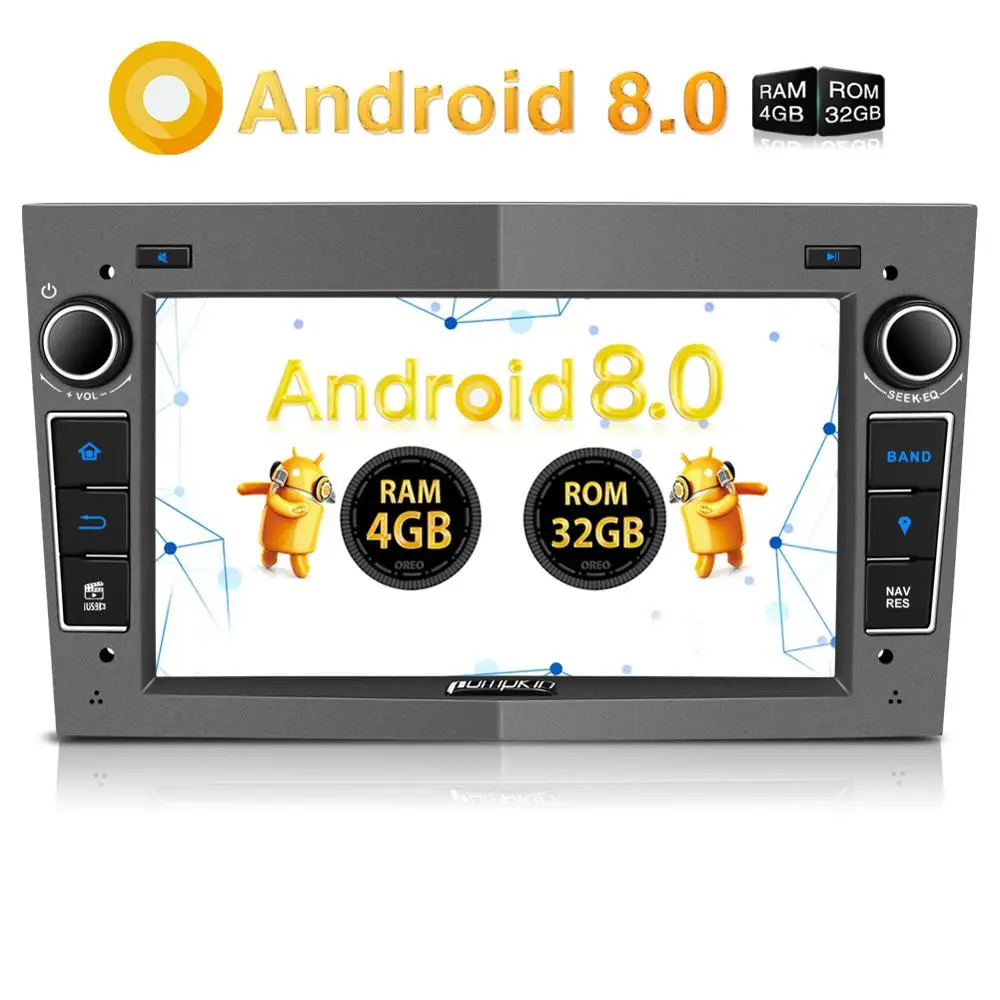 Pumpkin 2 Din 7 &quot4G + 32G Android 8 0 Автомобильный мультимедийный проигрыватель без dvd-плеера