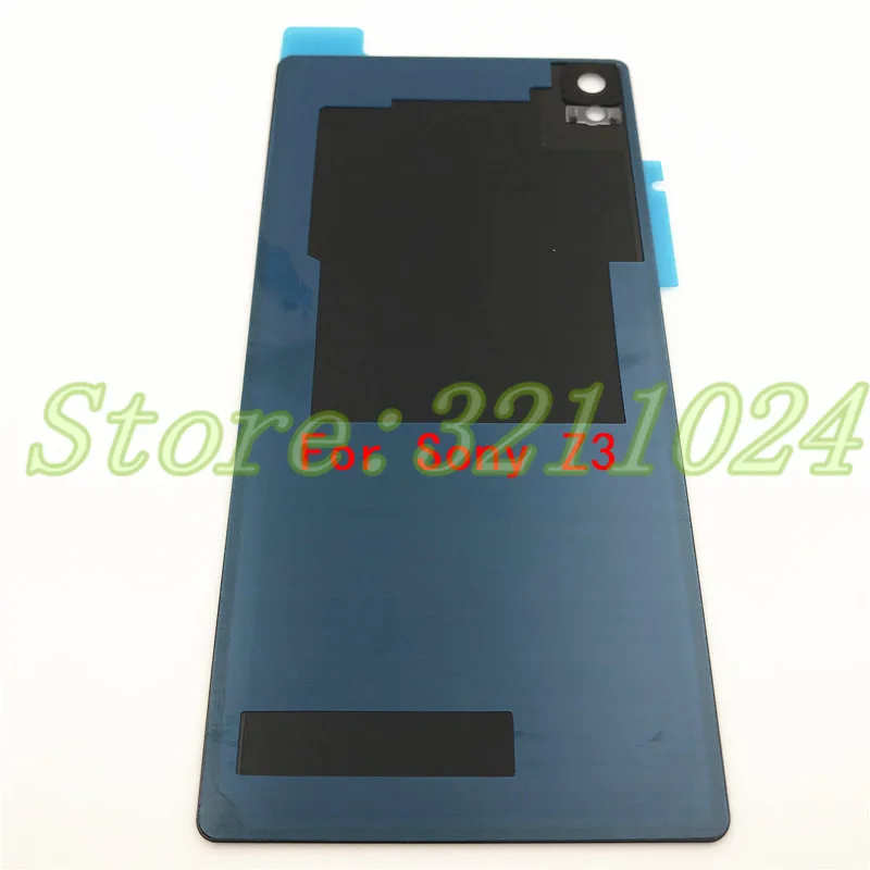 Новая задняя крышка батарейного отсека стеклянный Сменный Чехол для Sony Xperia Z1 Z2 Z3