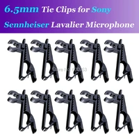 10pcs 6 5mm spare replaceable mic clip for sennheiser me2 sony v1 d11 lavalier lapel microphones