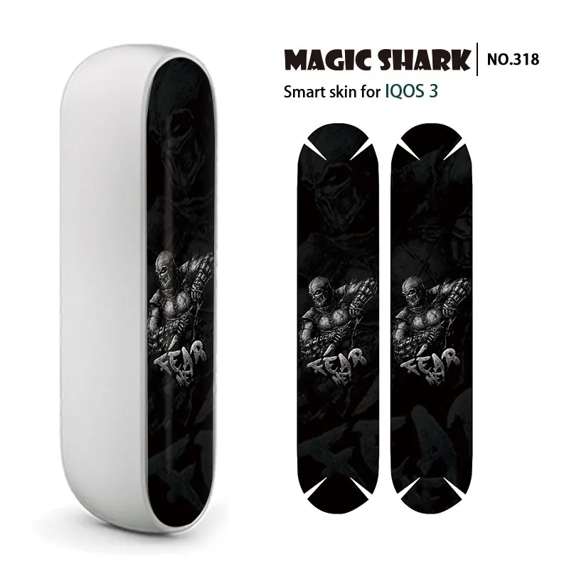 Волшебная Акула один престол клоун ночное здание Тигр чехол наклейка для IQOS 3 0 E