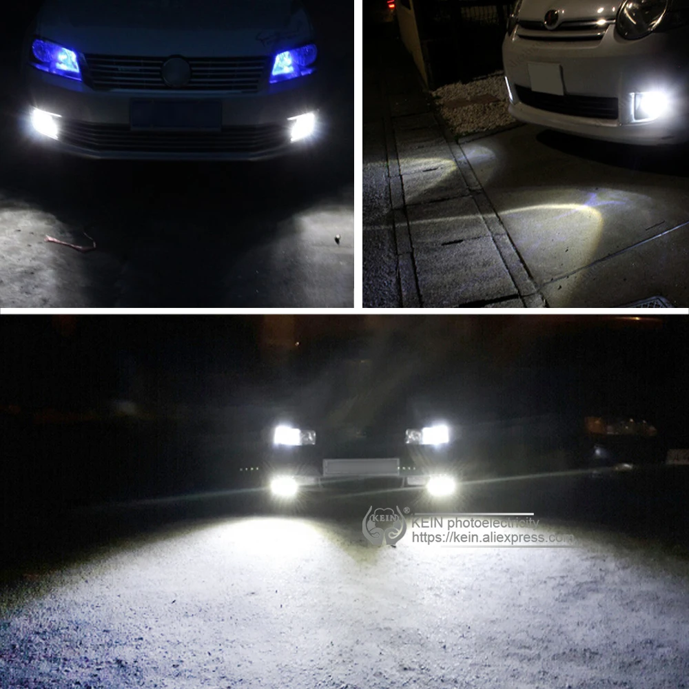 KEIN 2 шт. H3 светодиодный противотуманный фонарь для автомобиля 4014 30SMD