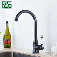 flg kitchen faucet black 360 degree oil rubbed bronze blackened faucet washing sink classic rotation mixer taps