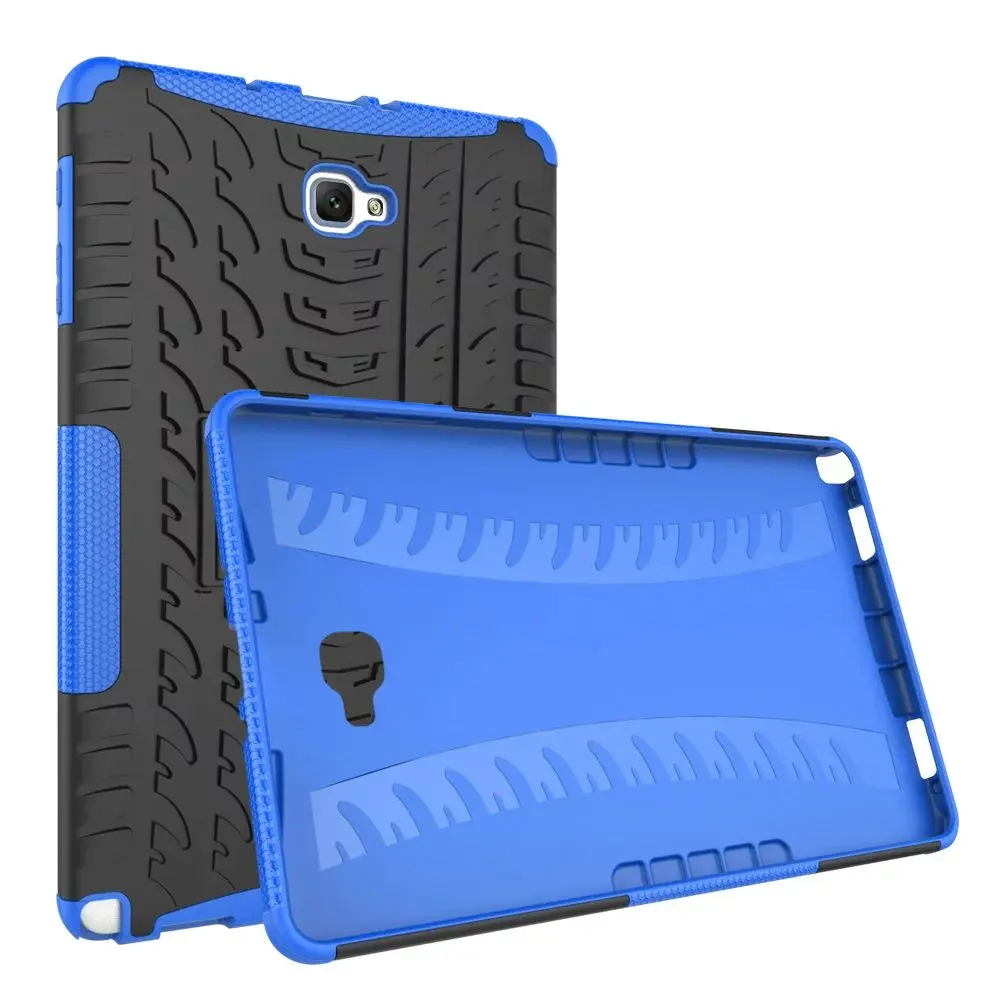 dark blue Чехол для Samsung Galaxy Tab A6 10,1 с S Pen Tab 10,1 P580 P585 армированный прочный Чехол из мягкого ТПУ Жесткий ПК чехол для планшета+ ручка - Цвет: dark blue