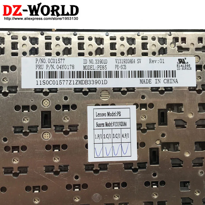 Новая Оригинальная клавиатура для Thinkpad S430 E330 E335 E430 E430C E435 E445 E530 E535 словенская