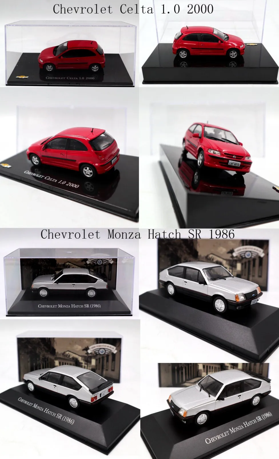 Много Altaya 1:43 IXO для Chevrolet Chevette Monza/Amazona/Kadett Hatch/opala/Vectra/Celta/игрушечные машинки литые под давлением модели в подарок
