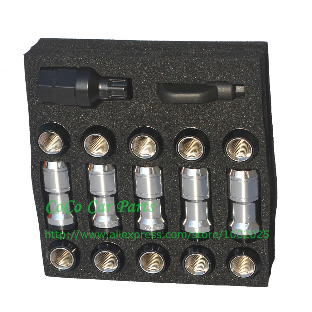 Потайная гайка heptagon formula racing lock nut Wheel lug Nut (M12XP1.5) Красный Синий Золотой Черный neo