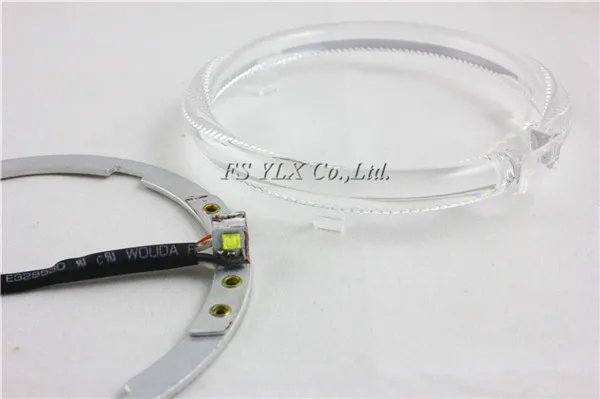 Светодиодный halo ring DRL фара FSYLX 100 мм 2SMD для автомобиля мотоцикла 3 дюймовый