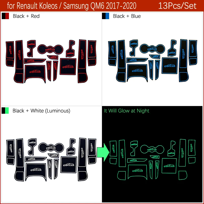 Противоскользящий коврик подставка под ворота для Renault Koleos 2017 2018 2019 2020 MK2 Samsung QM6