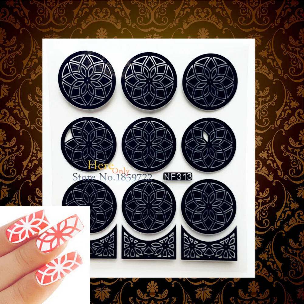 1 шт. ультратонкая Сексуальная Фольга для ногтей штамповочный шаблон наконечник