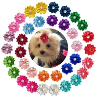 new 100pcs pet hair remover hand made exquisite pet supplies pearls pet hair accessories bright fashion pet dog hair bows