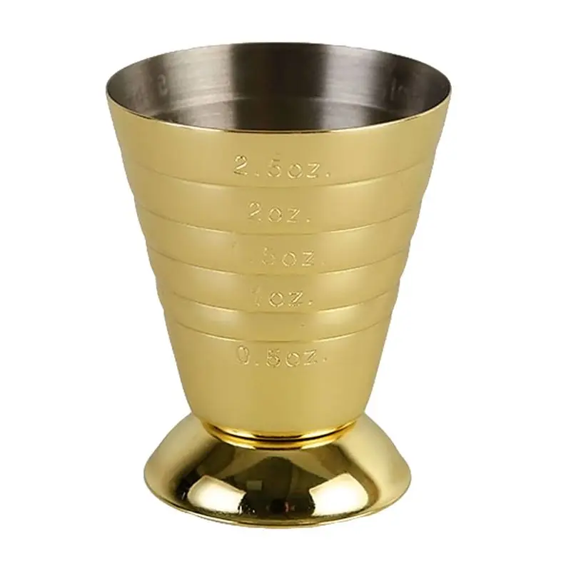 Мерный снятый стаканчик джиггер бар коктейльный напиток миксер ликер мерный