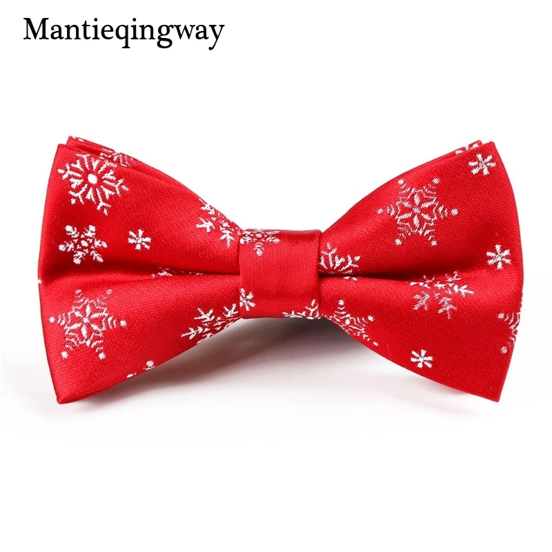 Детские галстуки-бабочки Mantieqingway Рождественская рубашка из полиэстера с
