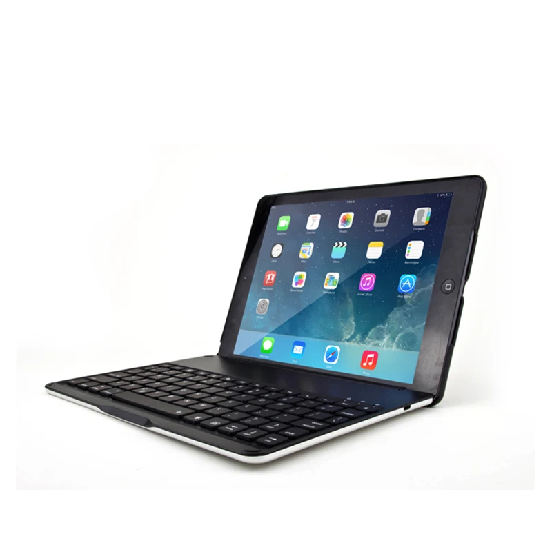 В наличии 7 цветов bluetooth клавиатура с подсветкой Чехол для iPad 9 Новый 2017 2018 Высокое