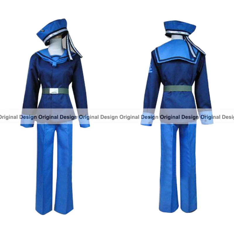 Norway 27 Hetalia Axis Powers APH ИТАЛИЯ Япония США Англия Франция Бельгия персонажи униформа косплей костюм, индивидуальные принимаются - Цвет: Norway 27