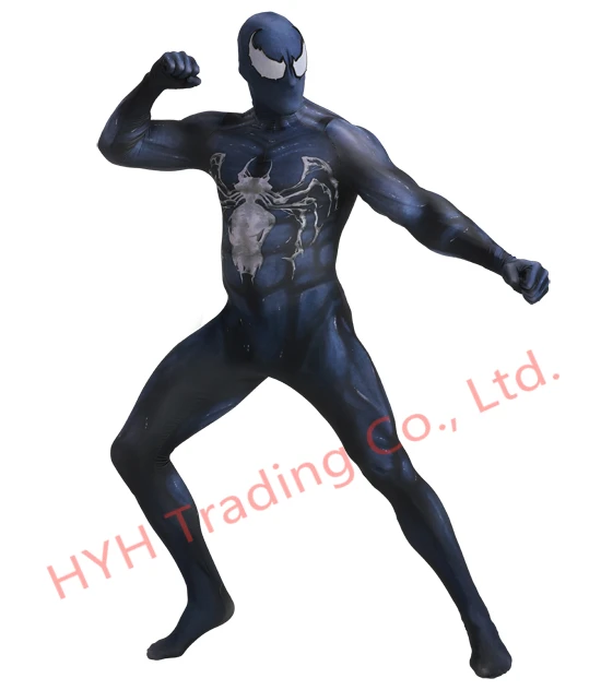 Костюмы Venom для мужчин, Человек-паук, Zentai, облегающие костюмы для детей, Cos, комбинезон из лайкры, боди, костюм для Хэллоуина, косплей, костюм