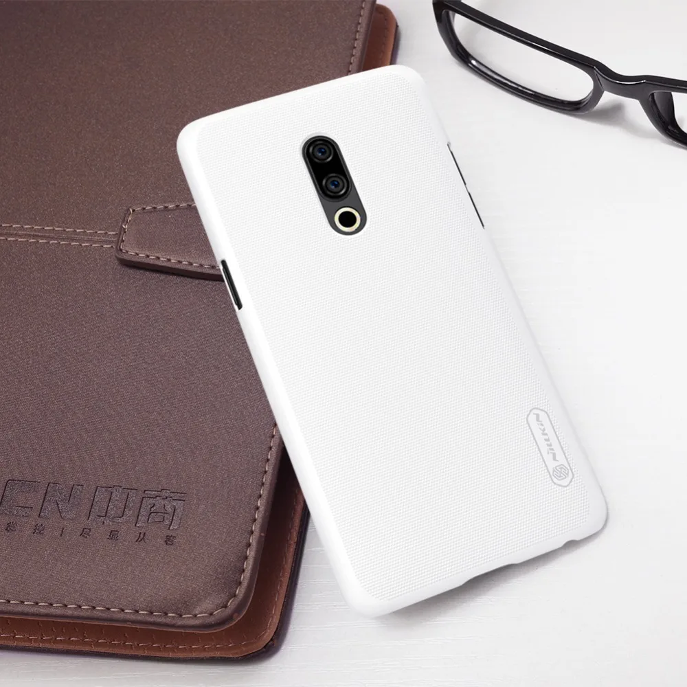 For meizu 15 plus case cover 5.95 inch NILLKIN Frosted PC hard back with Gift Phone Holder for m15 |