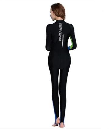 Женский Теплый тканевый солнцезащитный костюм Медузы для дайвинга цельный