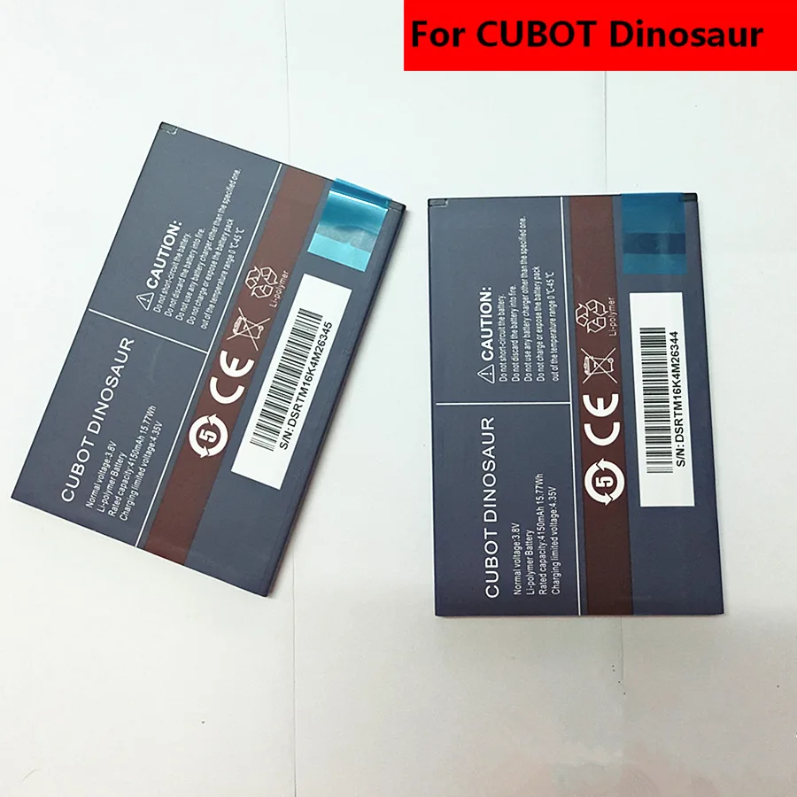 Аккумулятор для CUBOT Dinosaur 4150 мАч 100% новая запасная батарея сотового телефона |