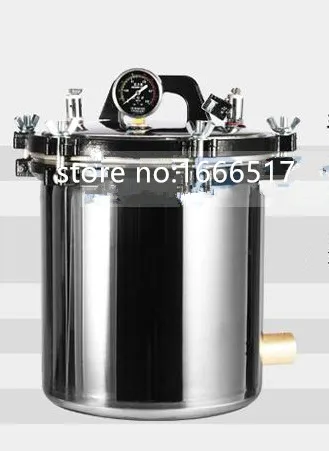 

18L XFS-280A Portable Stainless Steel Heating Autoclave High Pressure Sterilizer high quality ne
