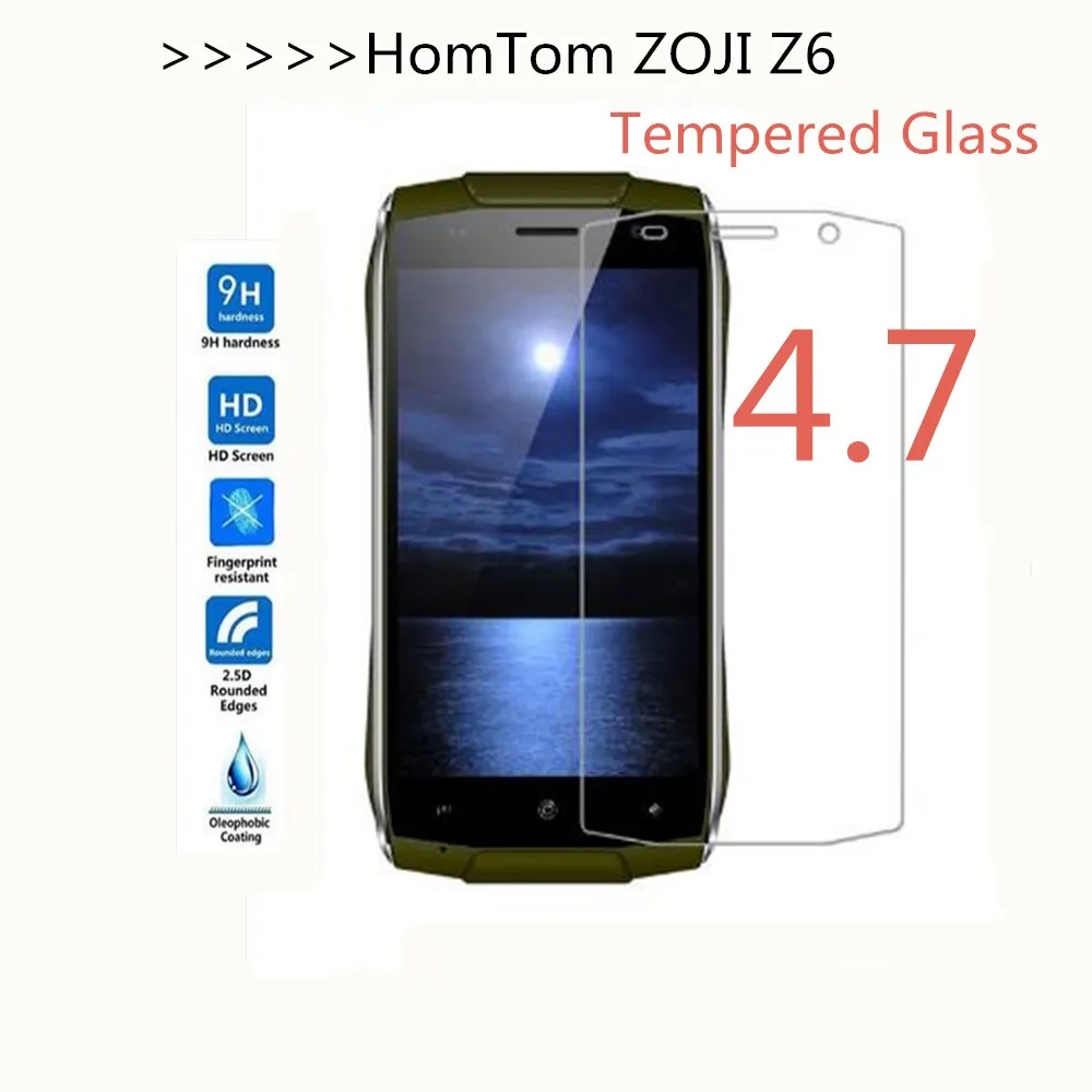 HomTom ZOJI Z6 закаленное стекло 100% хорошее качество премиум 4 7 дюйма 9H Защитная пленка