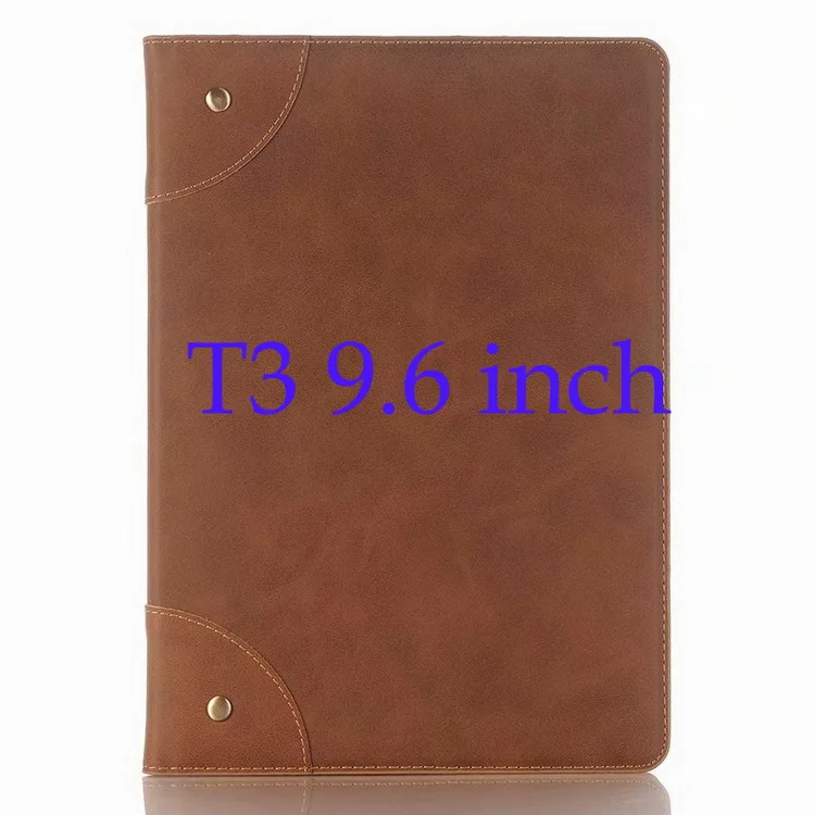 9.6 Чехол для huawei MediaPad T3 8,0 KOB-L09 KOB-W09 8,0 дюймовый кожаный чехол-книжка бумажник чехол для huawei MediaPad T3 10 AGS-L09 AGS-L03 9,6 - Цвет: 9.6
