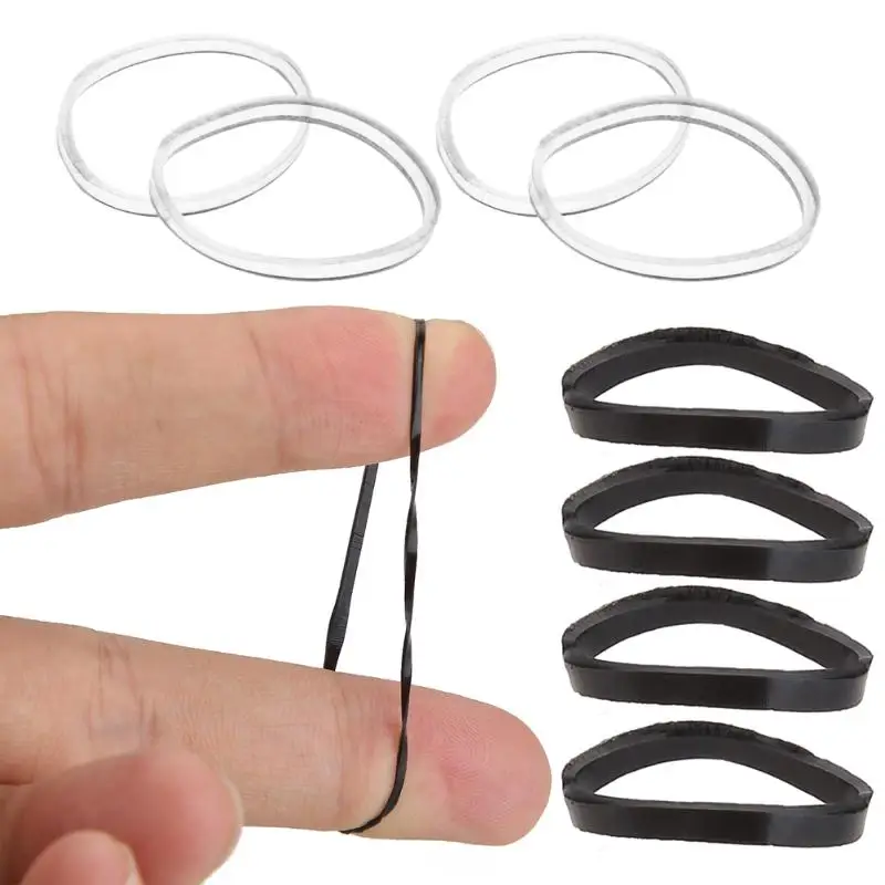 200 _ белая резинка для волос веревка конского хвоста держатель эластичная повязка