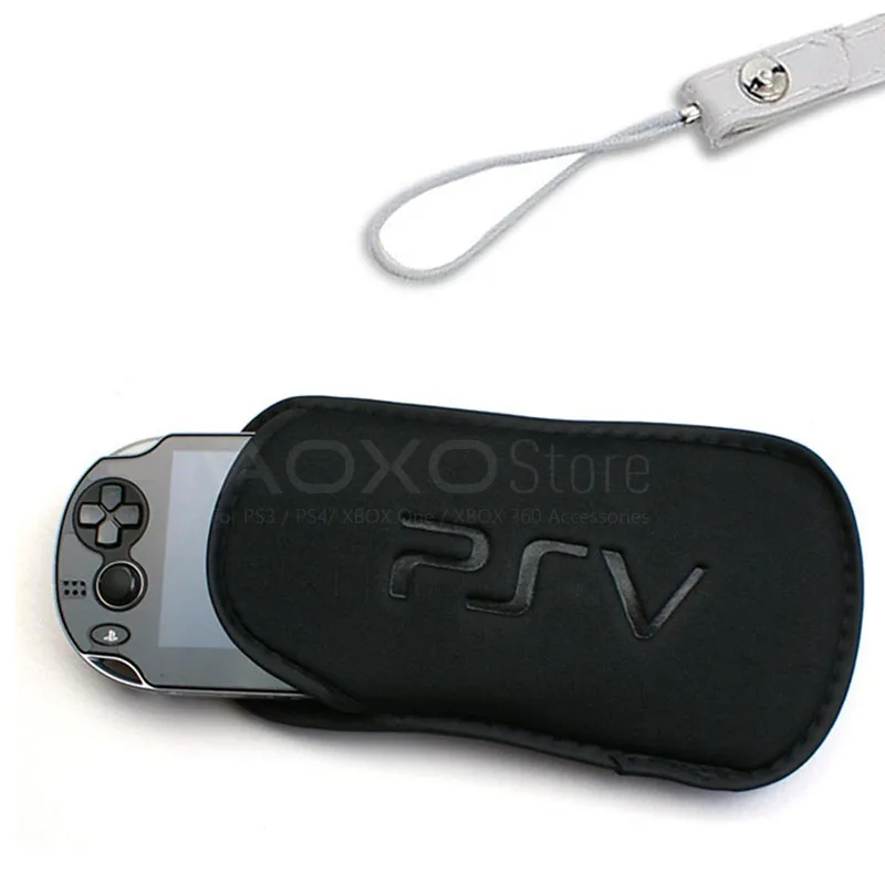 2в1 черный мягкий чехол сумка для переноски защитный Sony PS VITA PCH 2000 PSV 1000 игровые