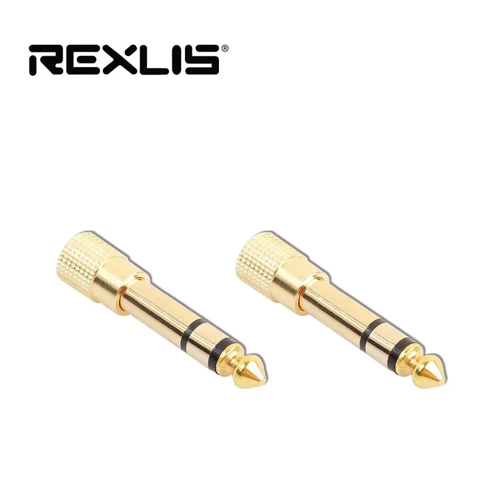 REXLIS Jack 6 35 мм 5 штекер 3 разъем Усилитель Аудио адаптер микрофон AUX