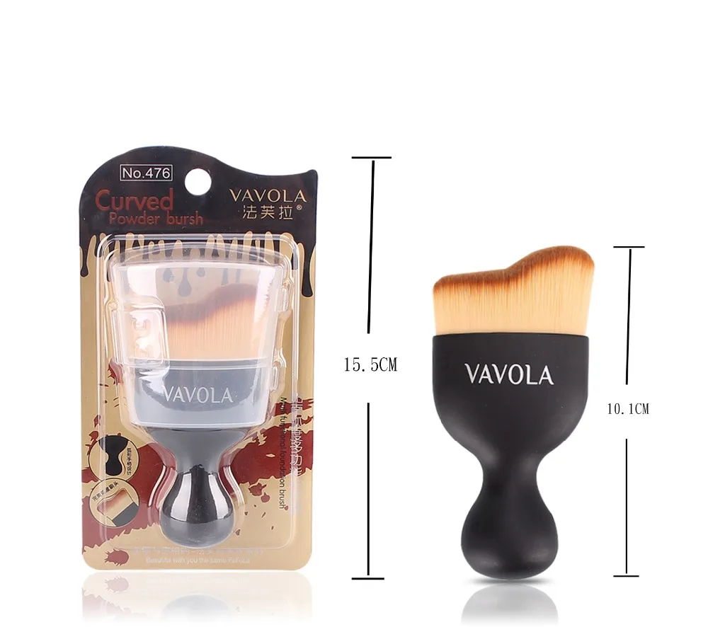 1 шт Профессиональный Форма русалки кисти для макияжа Пудра основа косметический