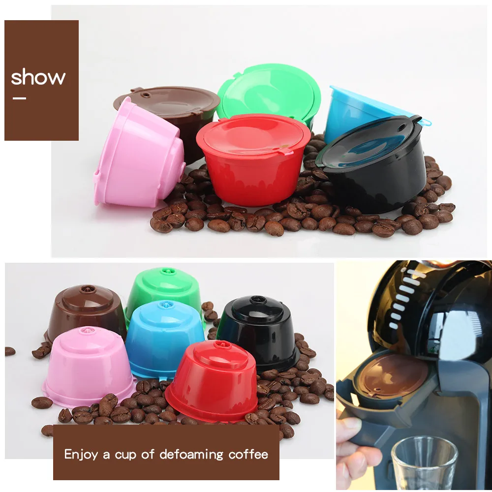 3 шт Dolci Gusto многоразовые кофейные капсулы фильтр Basker многоразовые 200 раз капсула капельница для dolcegusto получить кисточку ложка