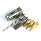 Бесплатная доставка, аэрированный Газовый паяльник с бутановым пламенем, наконечник для паяльника 5 шт. + насадка для фотоэлементовфотоэлементов