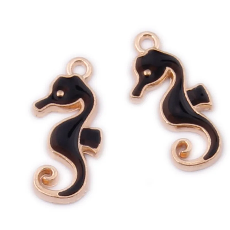Эмалированная подвеска Seahorse браслет для рукоделия аксессуары ювелирных изделий