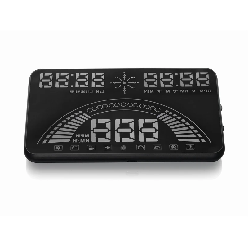 Автомобильный Hud 5 8-дюймовый дисплей S7 GPS Спидометр цифровое предупреждение о
