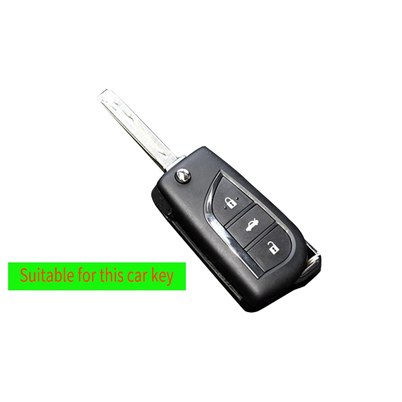 Высококачественный силиконовый чехол для ключей от машины Toyota Camry Prado Highlander Corolla