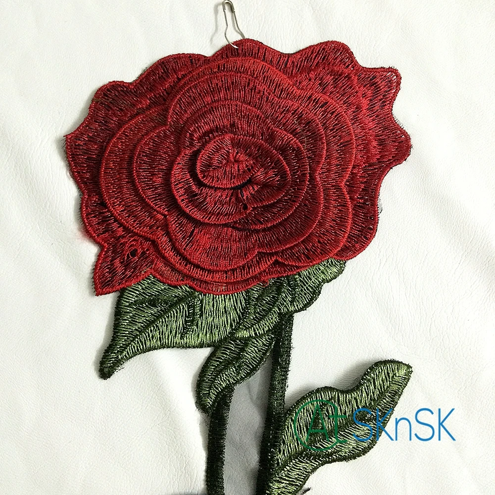 

100pcs/lot Multicolor peony applique patch National embroidery fabric applique DIY Large Accessories DHL Free Shipping