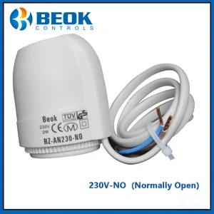 Для коллектора в системе подогрева полов 230V Нормально открытый тип тепловой электрический привод