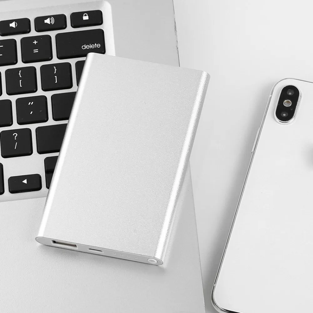 Внешний аккумулятор 6000 мАч портативное зарядное устройство с двумя мобильными