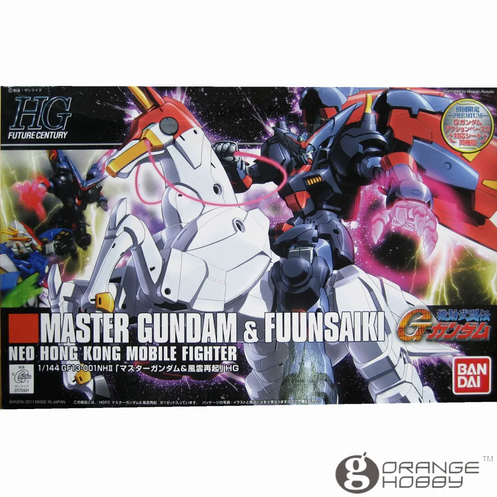 OHS Bandai HGUC 128 1/144 Master Gundam и Fuunsaiki набор для сборки мобильного костюма oh | Игрушки
