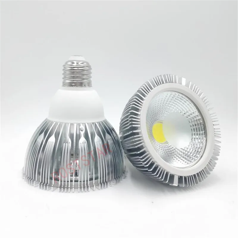 Free Shipping Hot Sale cob par 30 E27 15w Light Bulbs high power Bedroom lamp white Warm white 1500lm Spotlight AC85-265V