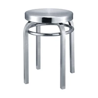 stainless steel stool industrial wind chair bar creative experiment surgery hairdressing brushed iron personality simple stool