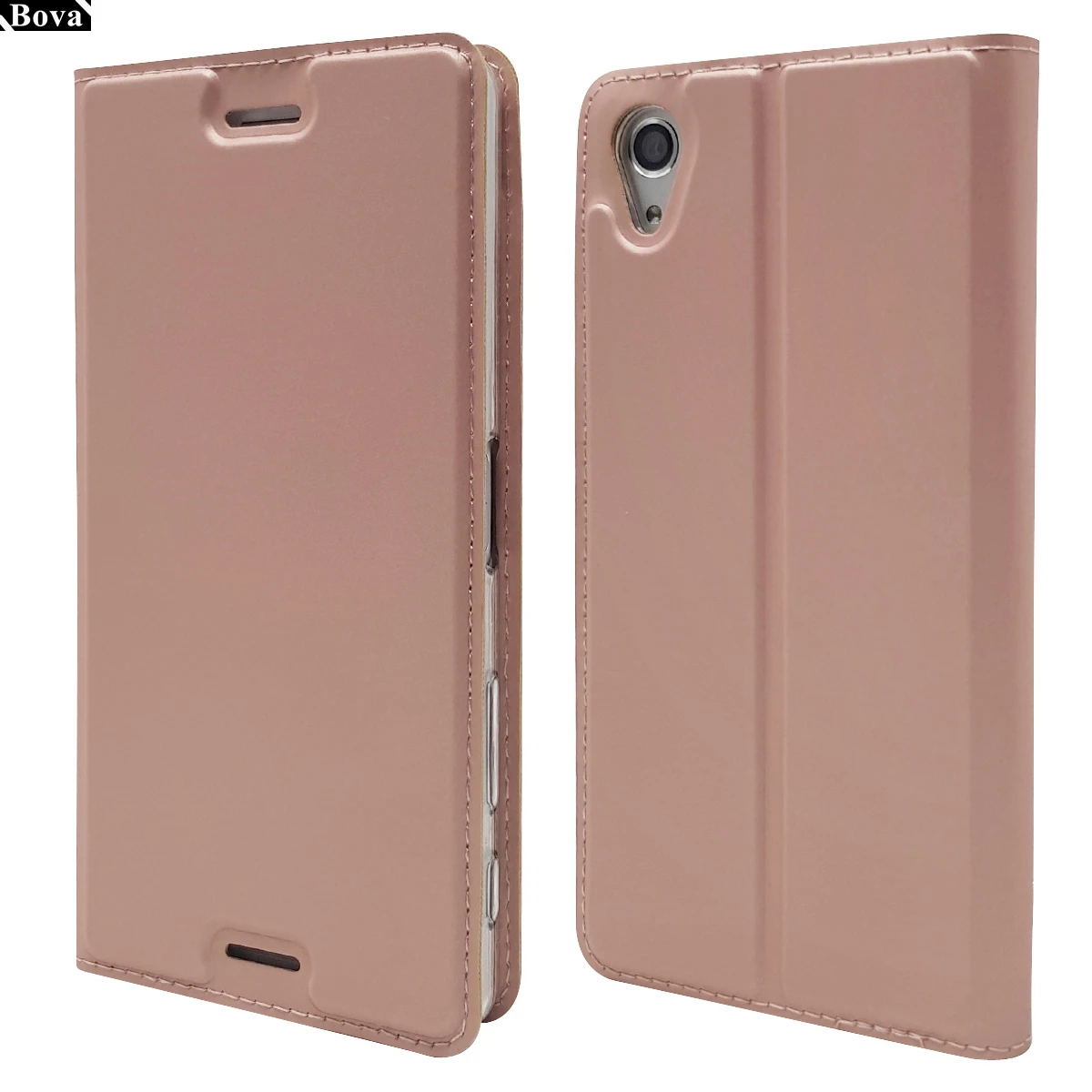 Pink Gold Ультратонкий матовый чехол для sony Xperia X Performance F8132 чехол с магнитной адсорбционной функцией держатель для карт бизнес-Чехол - Цвет: Pink Gold