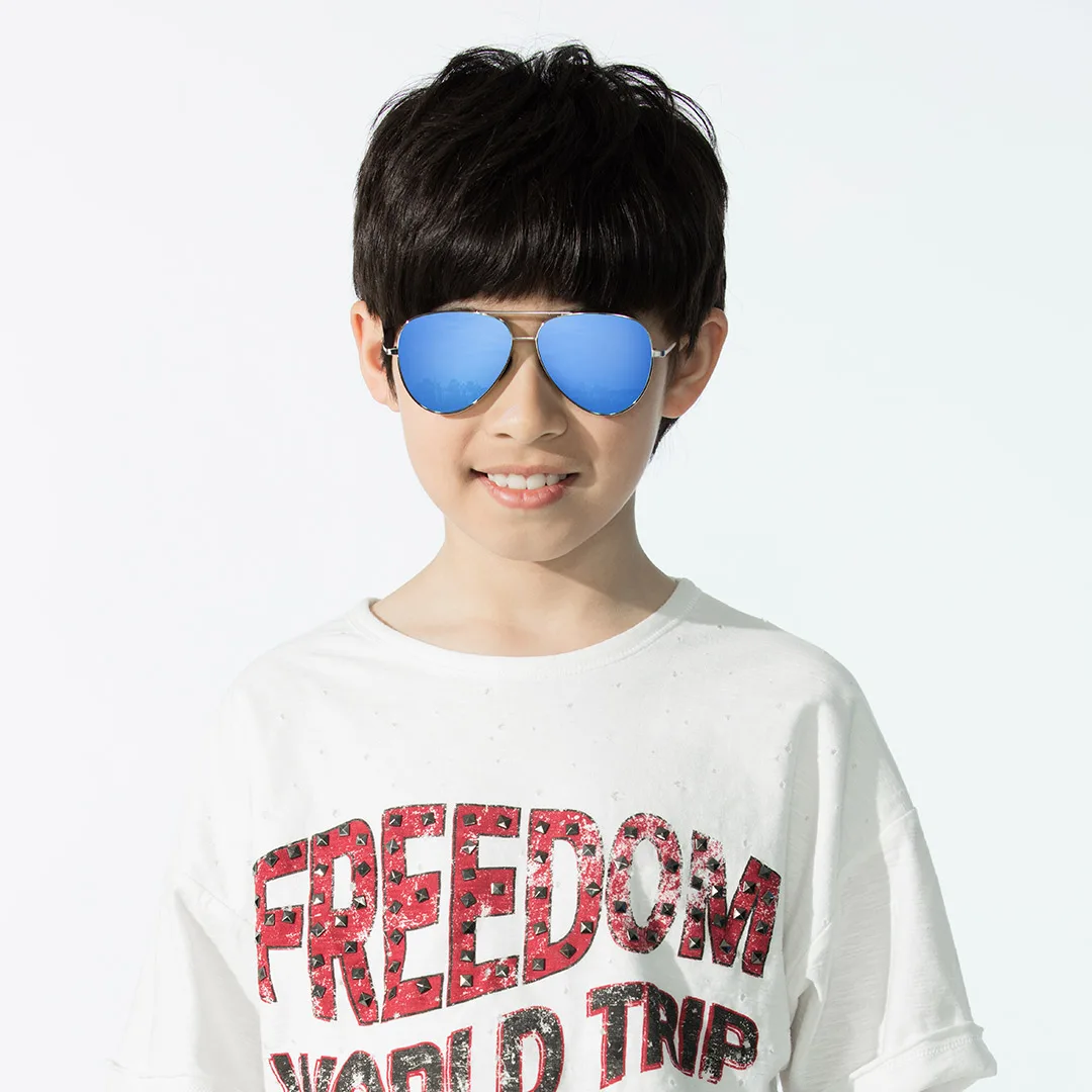 

Youpin TS Fashion Vintage Sunglasses Classic Metal Frames TAC Polarized Sunglasses Anti UV Kids Chirdren Sunglasses Eyewear