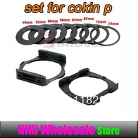 11ni1 ring adapter 49 52 55 58 62 67 72 77 82 mm filter holder wide angle holder for cokin p series