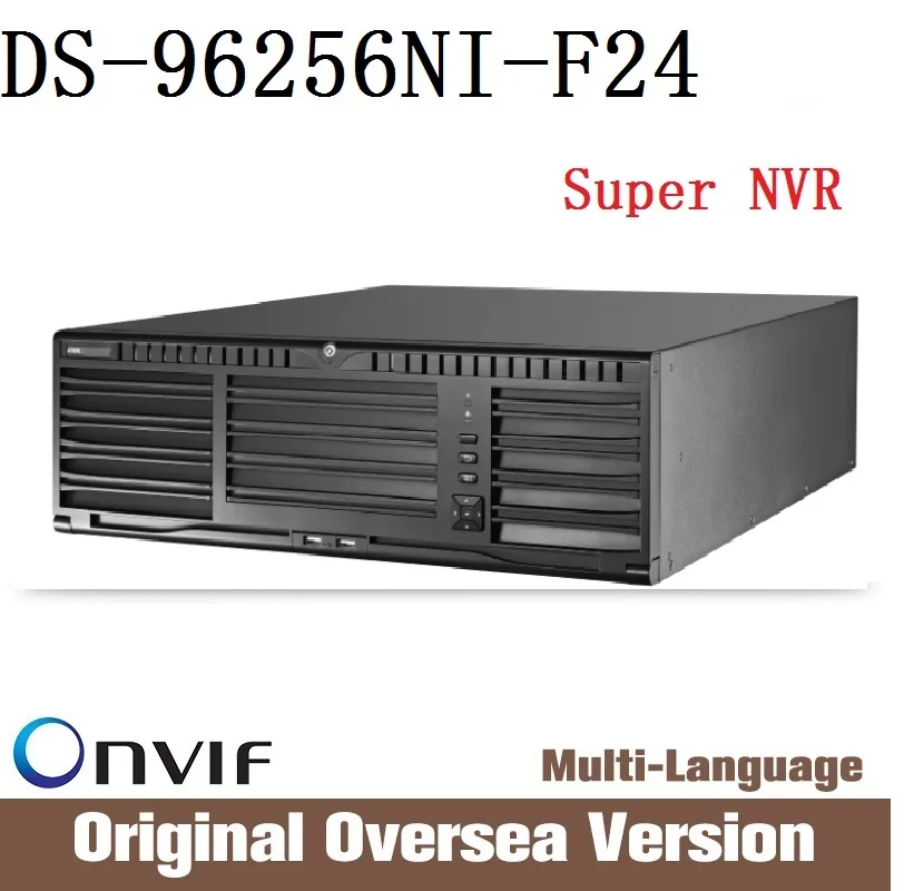 Hikvision DS-96256NI-F24 английская версия супер NVR 256CH 24 порта SATA hdds поддержка RAID H.265 Dahua
