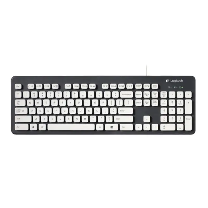 Logitech моющаяся Проводная клавиатура K310 прочный лазерный принтер для Windows